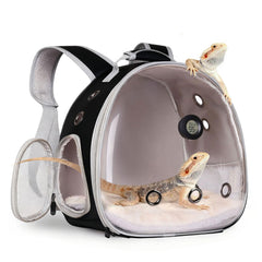 WEVONIGU Mochila de viaje para dragón barbudo, diseño compacto y cómodo para transportar.