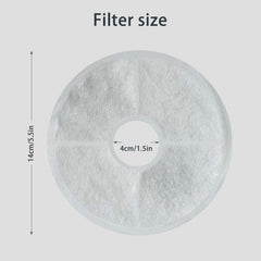 WEZEBEL filtro para gato: algodón, carbón activado y resina para filtración eficaz
