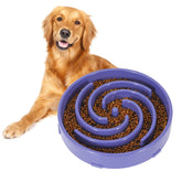 WHIPPY tazón lento con laberinto para perros grandes, fomenta comer despacio.