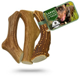 WhiteTail Naturals paq3 astas de ciervo grandes para perros grandes, masticables duraderos.