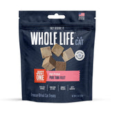 Just One Tuna de Whole Life para gatos: snack de atún liofilizado de alta proteína.
