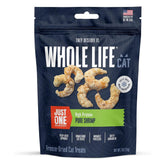 Whole Life Pet: camarón desecado en empaque, snack proteico para gatos.
