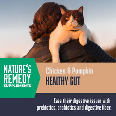 Whole Life Pet probióticos para gatos, menos diarrea y heces más formadas.