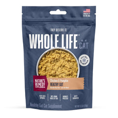 Whole Life Pet suplemento digestivo para gatos, sabor agradable y mejora la digestión.
