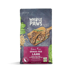 Whole Paws alimento para perros en bol con cordero y garbanzos para energía diaria