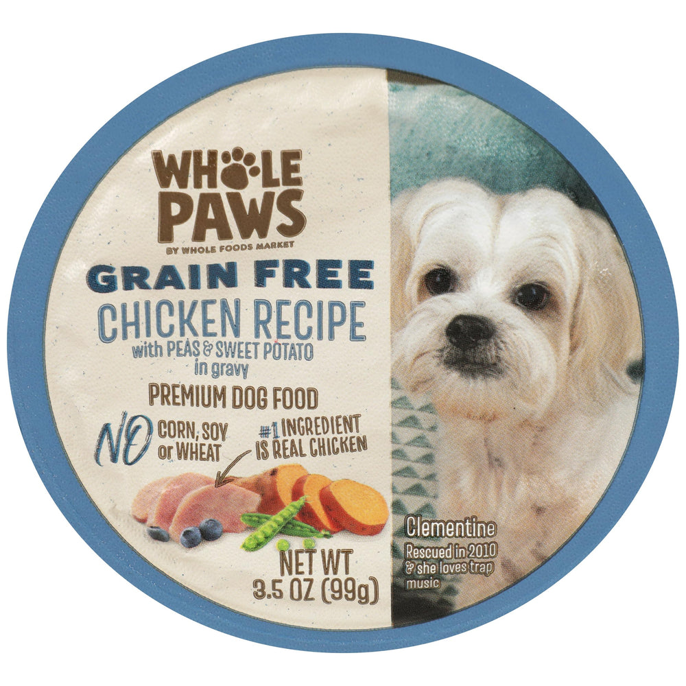 Whole Paws comida húmeda de pollo en salsa en lata para porciones diarias