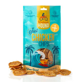 Wholesome Hound Chicken Chips: empaque práctico para perros en entrenamiento.