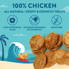 Wholesome Hound Chicken Chips: textura crujiente ideal para recompensas cortas.
