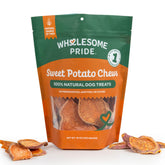Wholesome Pride tiras-patata-dulce: snack natural para perros que disfrutan masticar