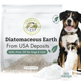 Wholistic Pet Organics Tierra de Diatomeas Alimentaria en polvo, apoyo natural para mascotas