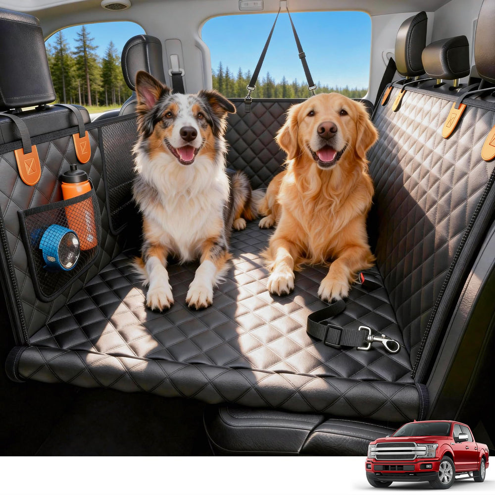 Wigoo cobertor de asiento para camión: hamaca XXL que protege y mantiene cómodo a tu perro.