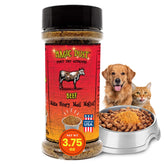 Wild Meadow Farms Magic Dust—bouteille de bœuf séché pour chiens et chats.