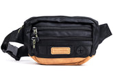 Riñonera Wilderdog con tres bolsillos para snacks y llaves, acceso rápido.