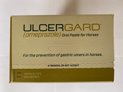 Caja del paquete UlcerGard, organización y almacenamiento fácil.