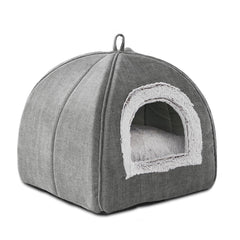 Windracing cama cueva para gatos de 15 pulgadas, refugio cálido y cómodo.