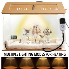 Manta eléctrica para cachorros WIONBE, calor constante y cómodo