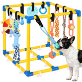 Gimnasio WLLEYAY para cachorros con juguetes colgantes y estimulación sensorial