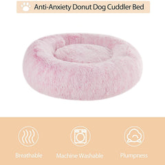 Cama WNPETHOME con borde elevado, soporte suave para mascotas pequeñas.
