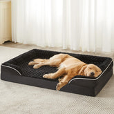 Cama WNPETHOME para perros grandes con diseño sofá y soporte de cuello