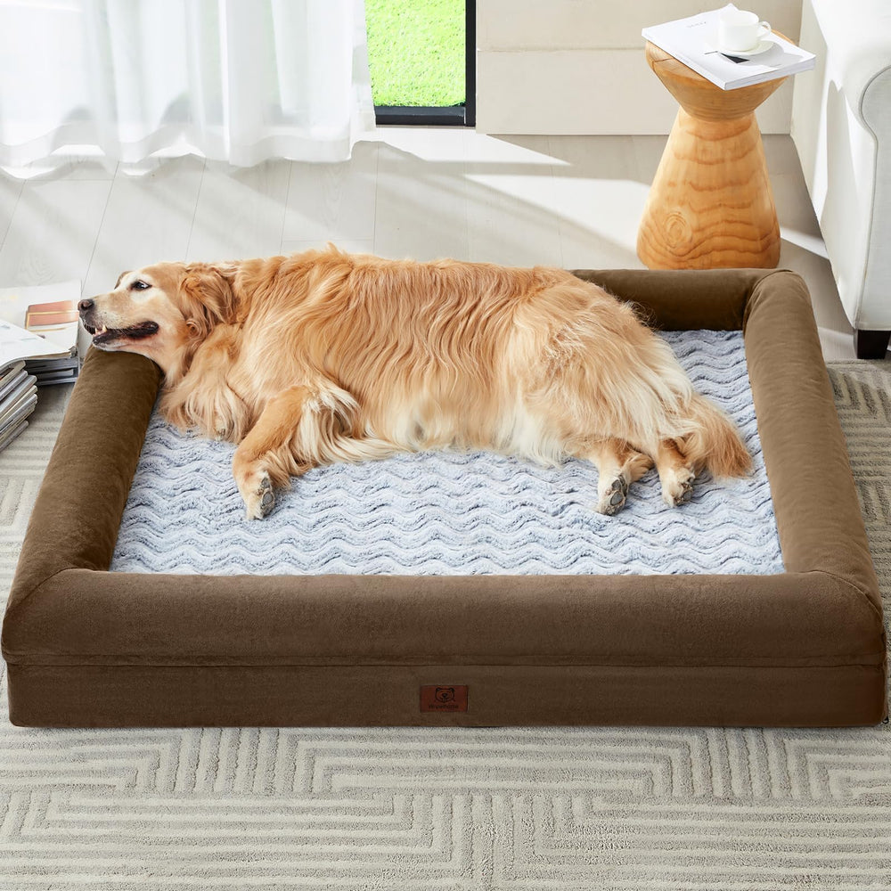 Cama para perros WNPETHOME XXL con velvet suave para comodidad diaria