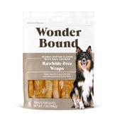 Wonder Bound palitos envueltos en pollo con sabor a maní, premio sabroso para perros