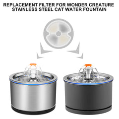 Wonder Creature pack filtros repuesto 8, instalación fácil para fuente automática.