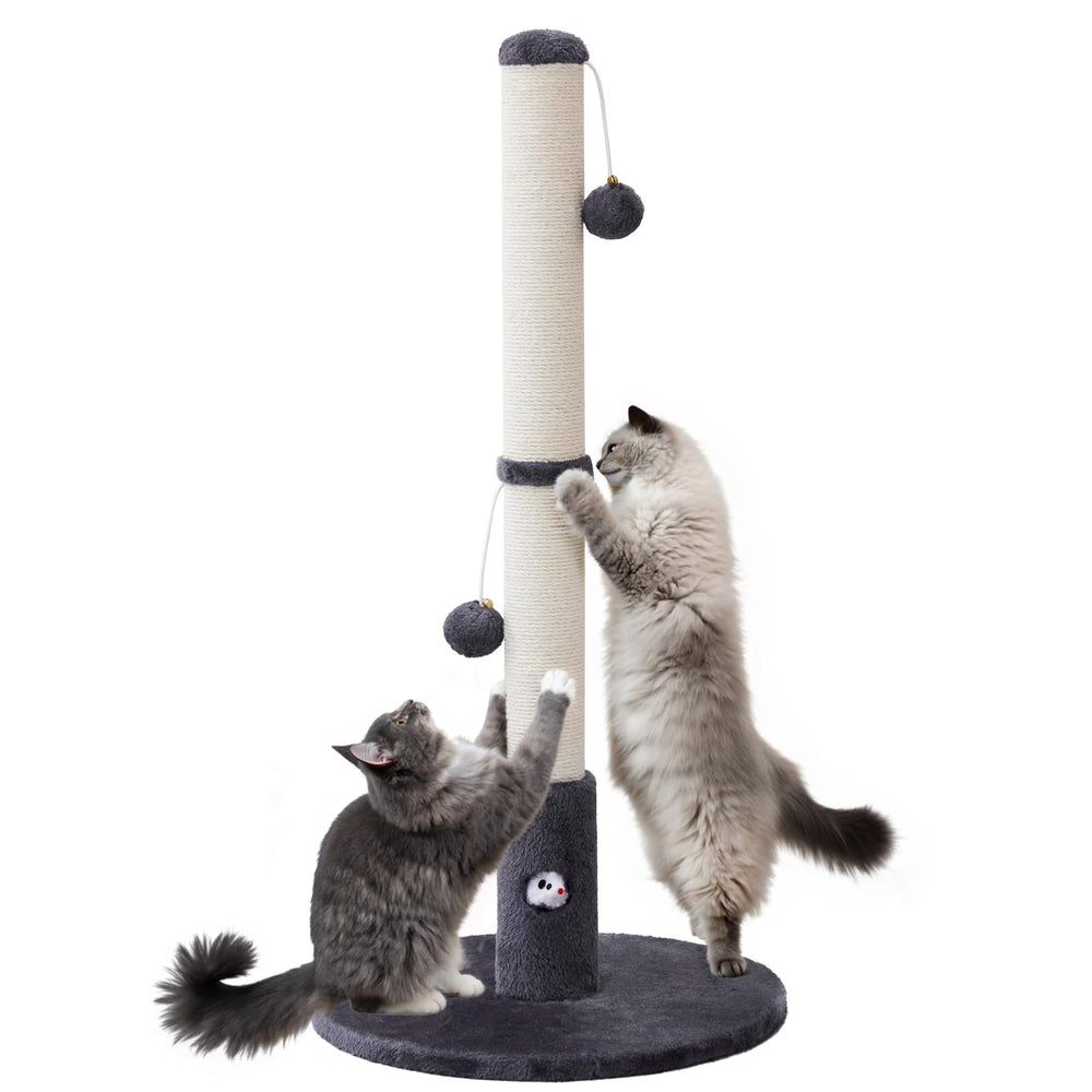 Woochpet poste rascado gato alto 33 pulgadas, ideal para entretenimiento y protección de muebles.