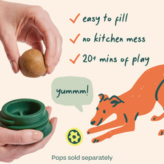 WOOF Pupsicle: diseño sin derrames para limpieza rápida