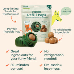 Paleta Pupsicle Refill Pops lista para coche y viajes sin desorden