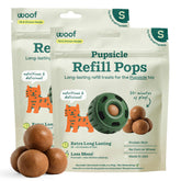 WOOF Pupsicle relleno: golosina de larga duración para mantener distraído a tu perro.