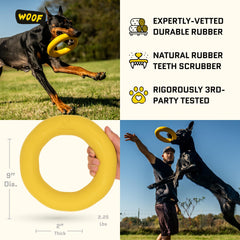 WoofBite Anillo Gigante XL seguro y sin toxinas para perros