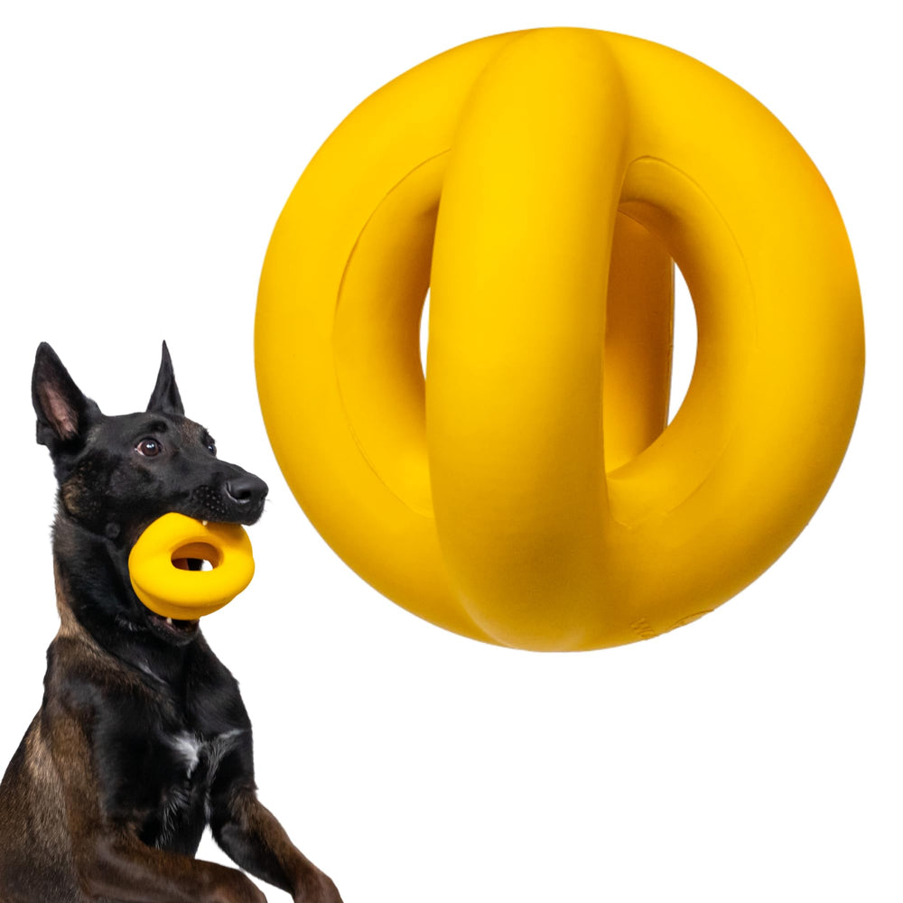 WoofBite bola indestructible de 4 pulgadas para masticadores potentes.