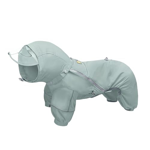 WOOFO capa de lluvia para perro cobertura total, ideal para paseos en lluvia