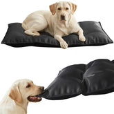 WooPetty cama para perros a prueba de masticación, exterior resistente para uso diario.