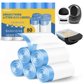 WOWSOLID bolsas para caja de arena automático, 80 unidades, evita fugas y olores