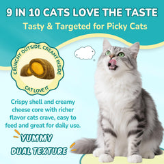 Gato con ingredientes digestivos de Woyamay para piel y digestión.