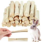 WYOMER mordedor de bambú natural 445 g, ideal para masticar y entretener roedores.