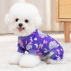 XPUDAC pijamas para perros, patrón divertido para paseos y fotos adorables.