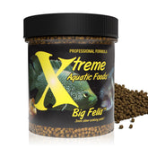 Xtreme Big Fella 3.0mm pellets para cíclidos grandes, nutrición equilibrada para crecimiento.