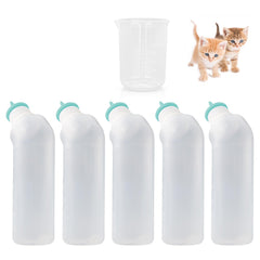 Xuandea 5Pack Biberón Gatito: conjunto para alimentar recién nacidos.