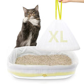 XUEPETT jumbo 37x18 para caja de arena, fácil limpieza y ajuste seguro.