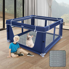 XVISHX corral-juego-perros-42x42: espacio seguro para jugar dentro de casa