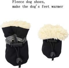 YAODHAOD botas con correas reflectantes para paseos nocturnos seguros.