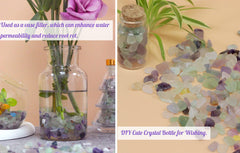 Ametista decorativa para acuario, aporta elegancia y calma con YATOJUZI.