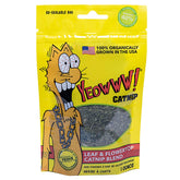 Yeowww! Bolsas de hierba para gatos de 1 onza, aroma intenso para juego y estimulación felina.