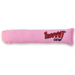 Yeowww! Juguete de catnip Es una chica cigarro rosado, perfecto para juego activo