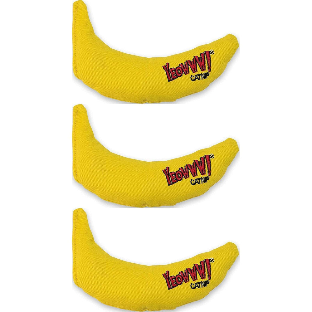Yeowww! DuckyWorld banano de hierba gatera con hojas y flores para juego estimulante.
