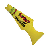 Yeowww! pez amarillo: juguete con hierba gatera para estimular juego felino.