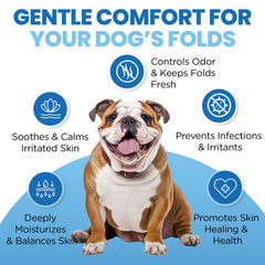 Yibesi crema piel perro sensible, dispensador cómodo para uso diario.