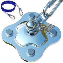 YiizKilc ancla-base de acero inoxidable para seguridad en exteriores